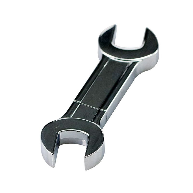 Металлическая флешка 2 Wrench гаечный ключ, серебристая фото 6